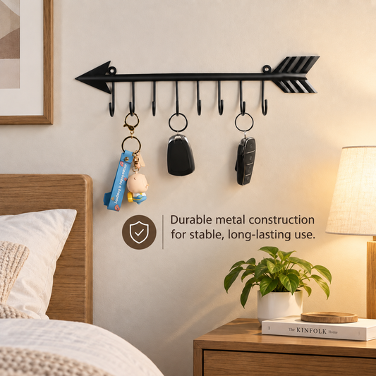 Bow Arrow Wall Hook Organizer