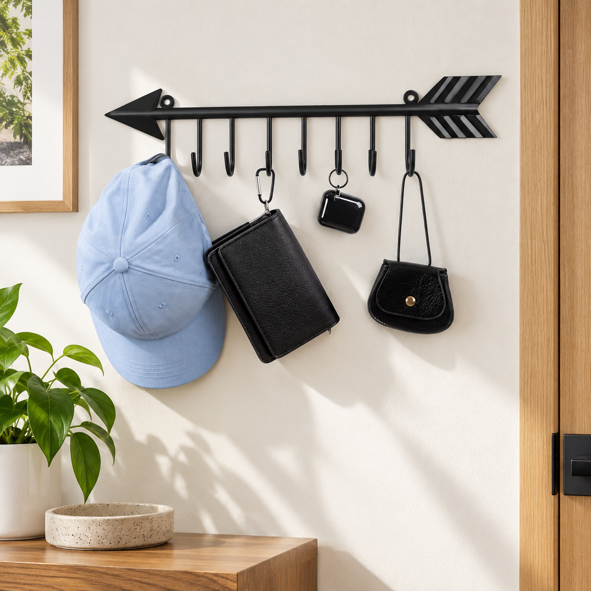 Bow Arrow Wall Hook Organizer
