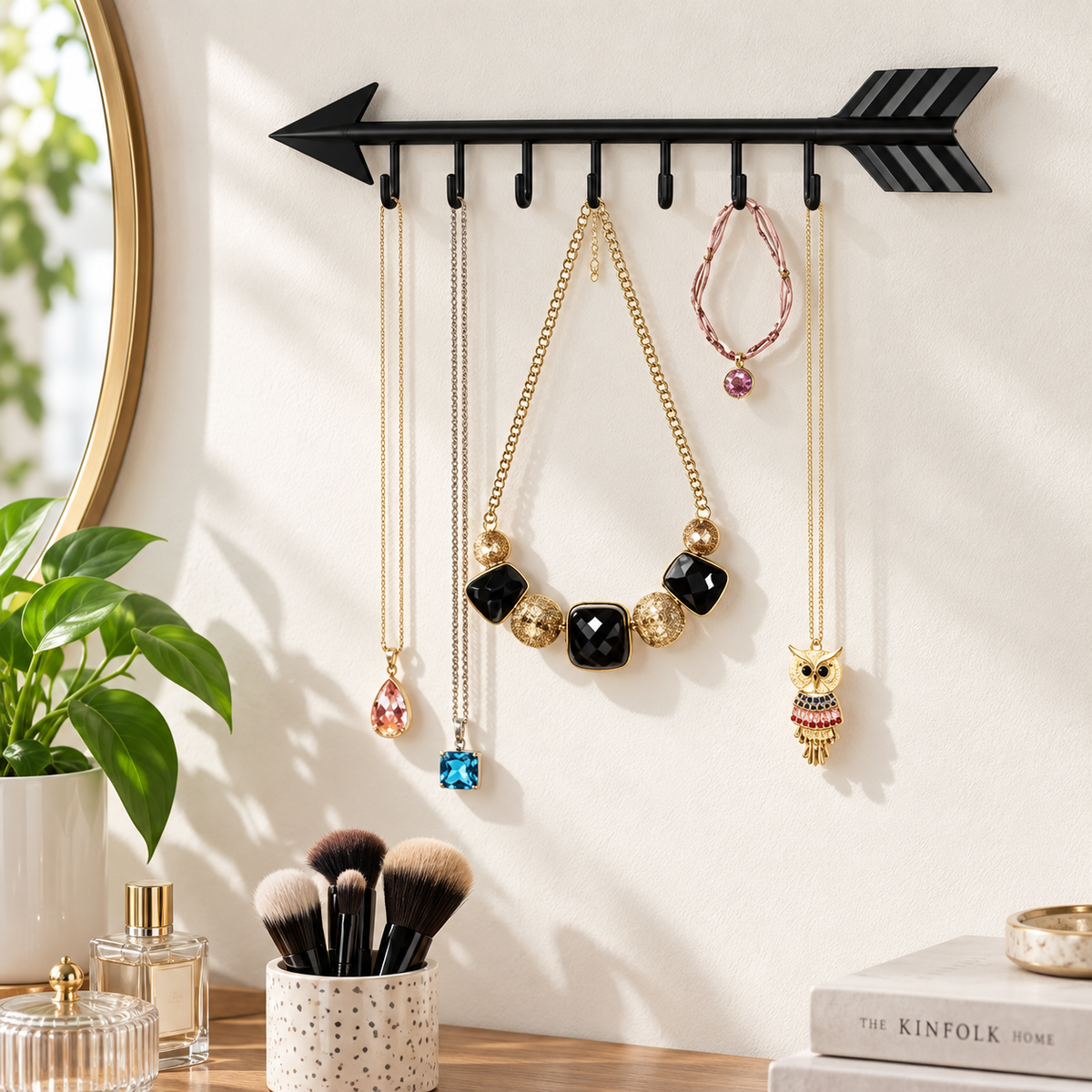 Bow Arrow Wall Hook Organizer
