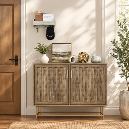 Wooden Wall Key Organizer Shelf