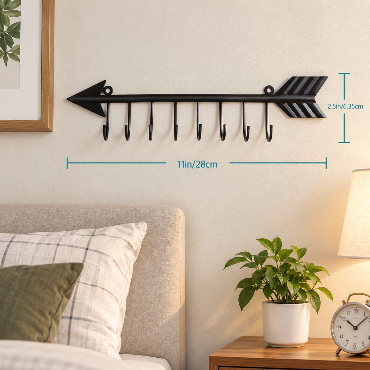 Bow Arrow Wall Hook Organizer
