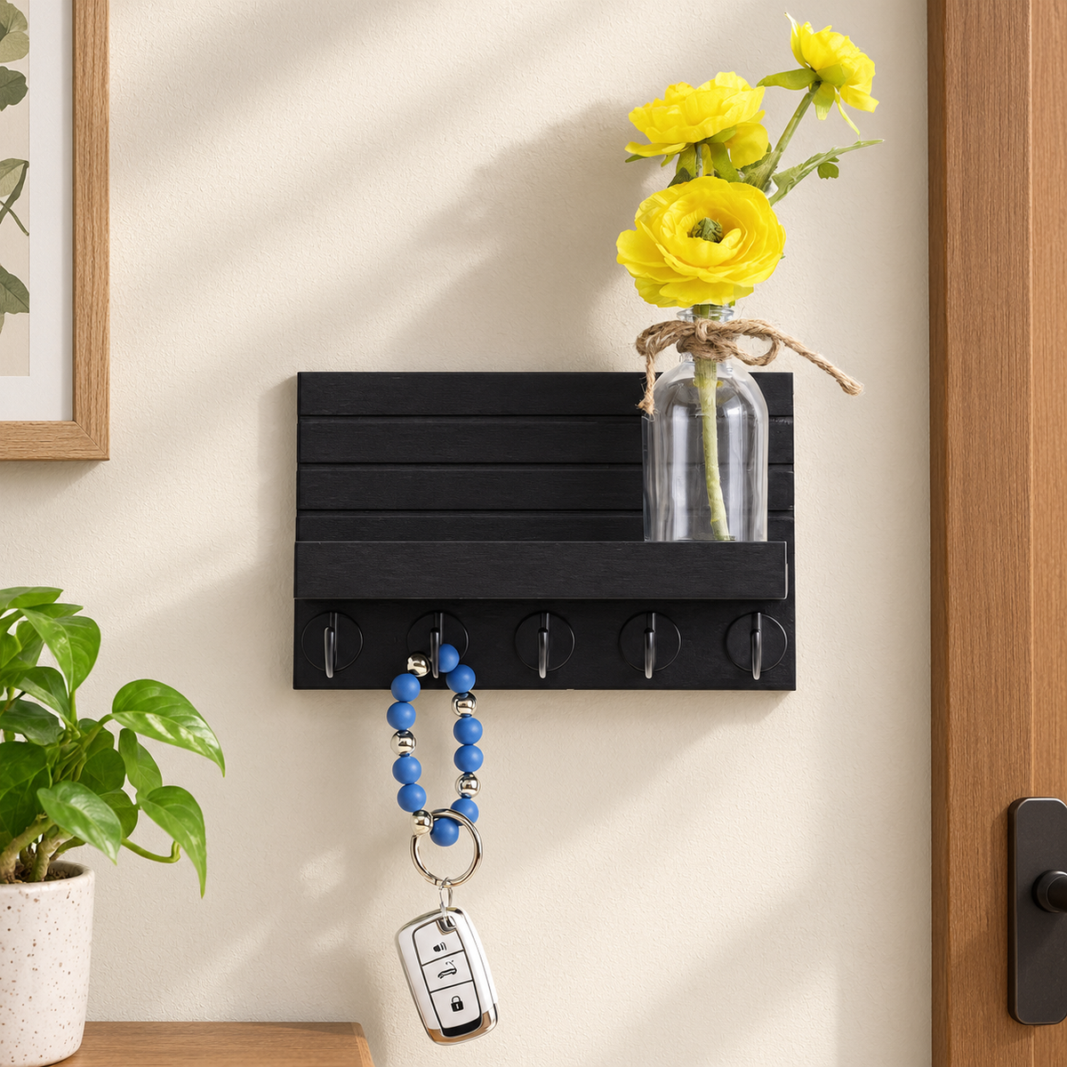 Wall Mounted Mail Key Organizer