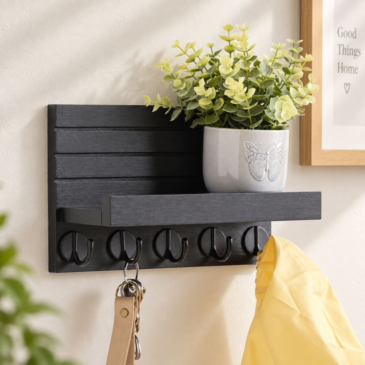 Wall Mounted Mail Key Organizer
