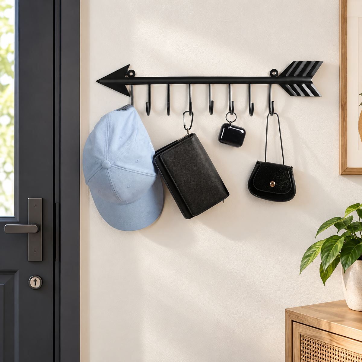 Bow Arrow Wall Hook Organizer
