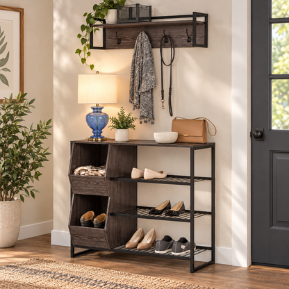 Afton Wall Mounted Coat Rack